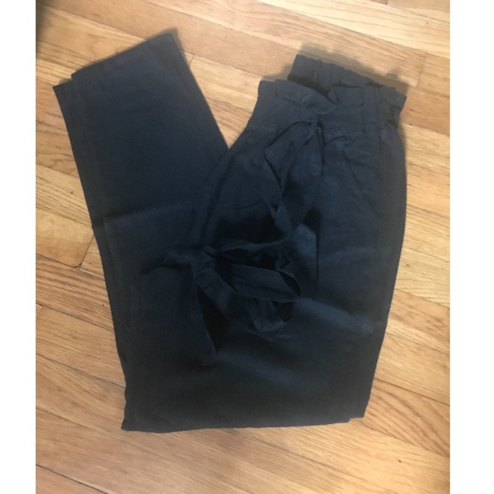 Dress pants with a belt